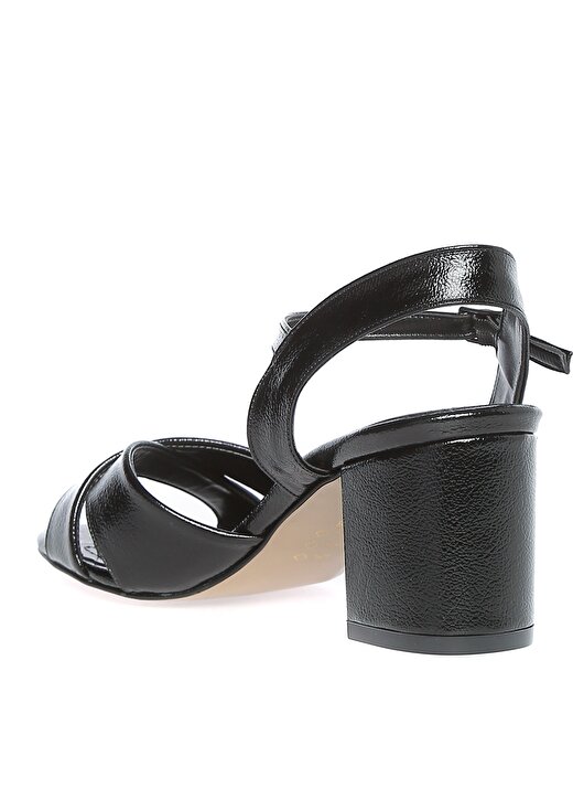 Pierre Cardin Kadın Deri Siyah Topuklu Ayakkabı PC-51862 2