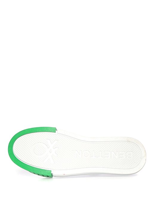 Benetton Beyaz - Yeşil Erkek Sneaker BN-30699 3