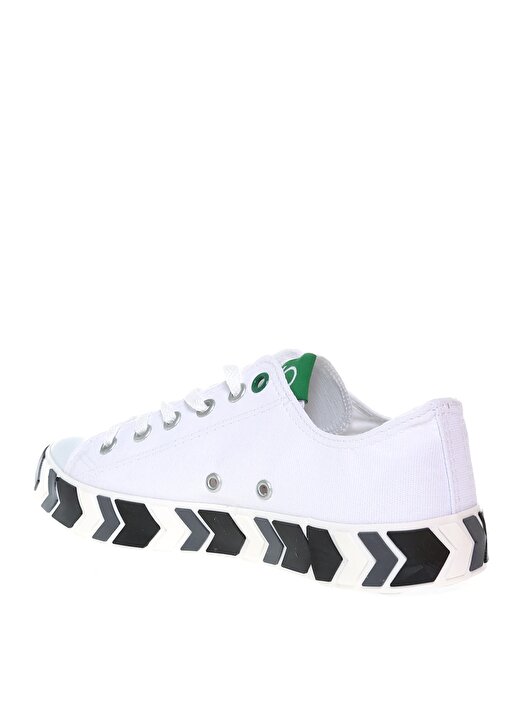 Benetton Beyaz - Siyah Erkek Sneaker BN-30622 2