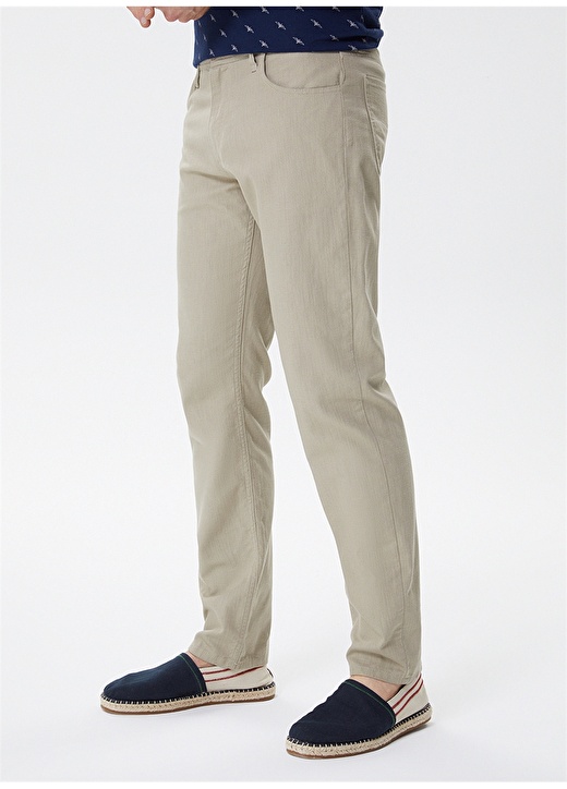 Lee Cooper Yüksek Bel Rahat Kum Erkek Chino Pantolon 222 LCM 221004 RICKY 3