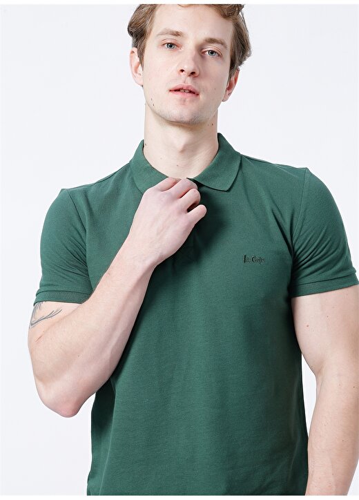 Lee Cooper Pike Koyu Yeşil Erkek Polo T-Shirt 222 LCM 242057 TWINS K. YESIL 3