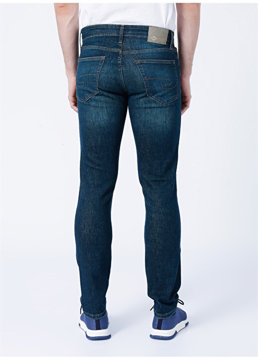 Lee Cooper Slim Fit Erkek Denim Pantolon 222 LCM 121080 JAGGER MALDIV BLUE 4