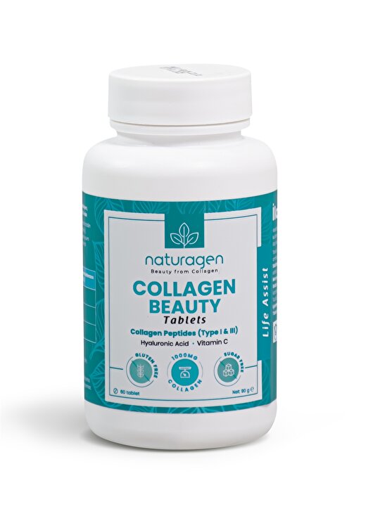 Naturagen Collagen Life Assist 60''Lı Tablet Takviye Edici Gıda 1
