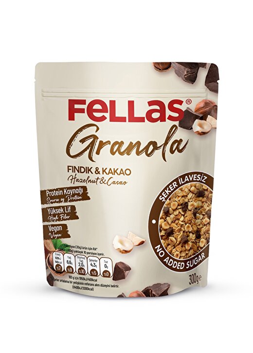 Fellas Granola - Fındık & Kakao ( 300 G ) 1