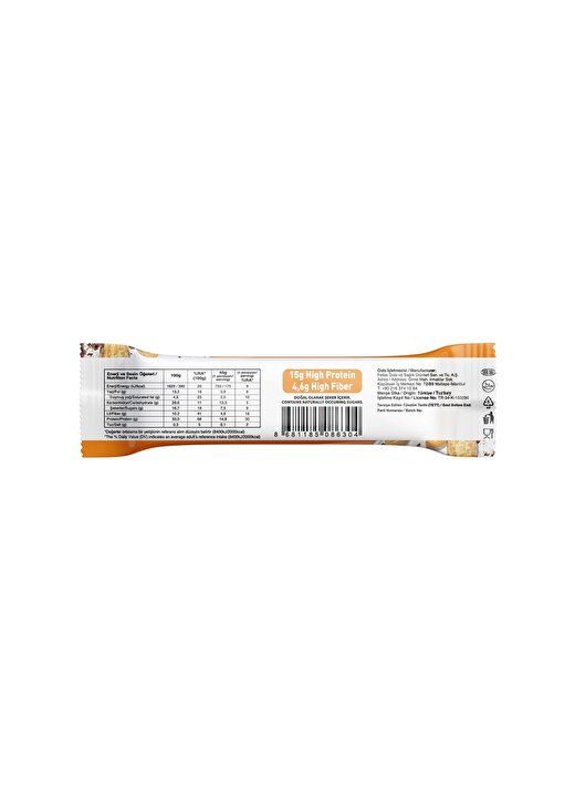 Fellas Yüksek Protein Bar - Yer Fıstığı Ve Kakao (45 G) 2