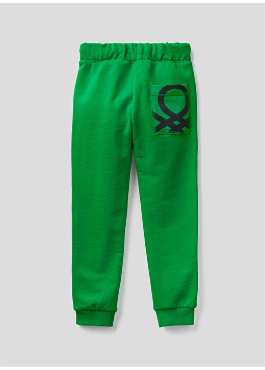 Benetton Düz Paça Yeşil Erkek Çocuk Eşofman Altı 3J68I0024 2