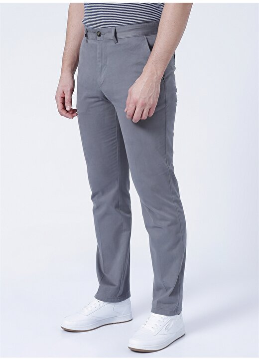 Privé Normal Bel Comfort Fit Gri Erkek Pantolon - 4BX012220001 3