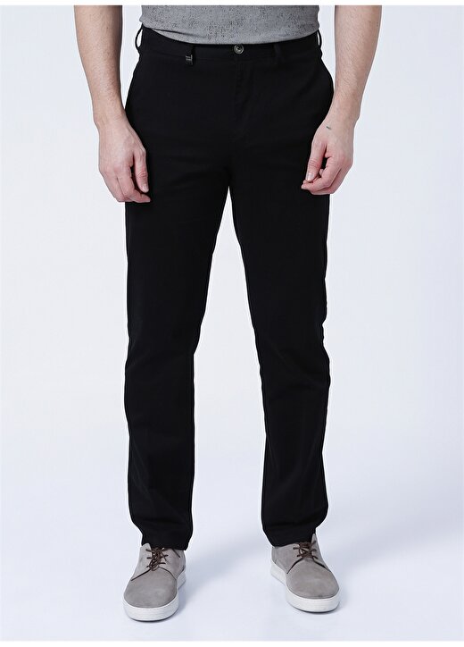 Privé Normal Bel Comfort Fit Siyah Erkek Pantolon - 4BX012220001 2