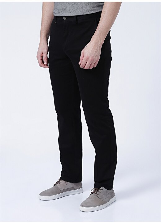 Privé Normal Bel Comfort Fit Siyah Erkek Pantolon - 4BX012220001 3