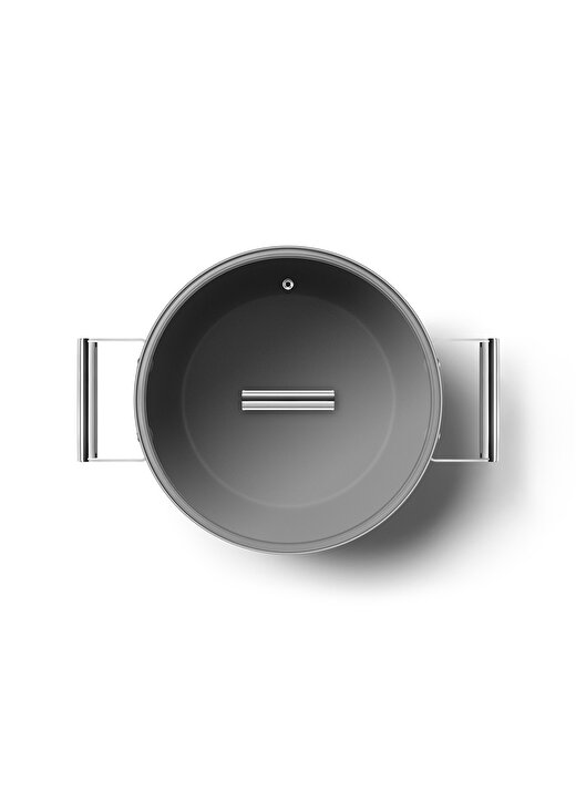 SMEG Cookware 50''S Style CKFC2611CRM Krem Tencere 26 Cm 7,7 Lt 4