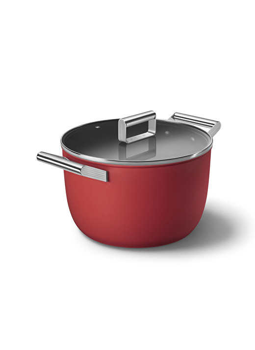 SMEG Cookware 50''S CKFC2611RDM Style Kırmızı Tencere 26 cm 7,7 lt 1