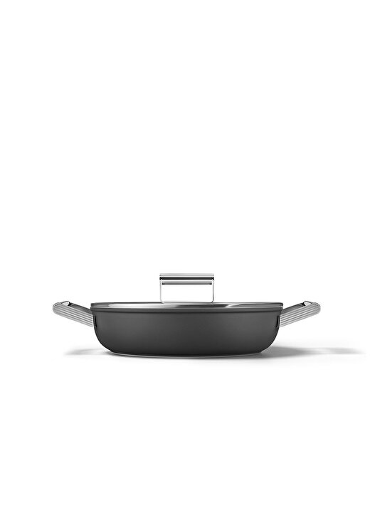SMEG Cookware 50''S Style CKFD2811BLM Siyah Pilav Tenceresi 28 Cm 2