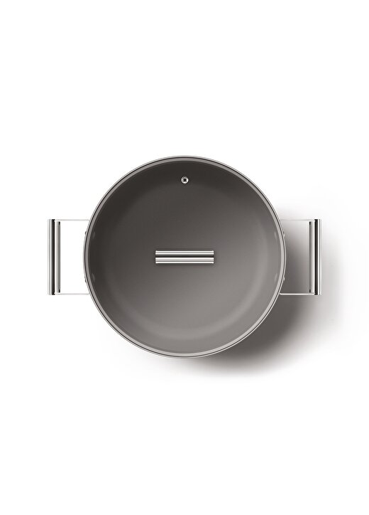 SMEG Cookware 50''S Style CKFD2811RDM Kırmızı Pilav Tenceresi 28 Cm 3