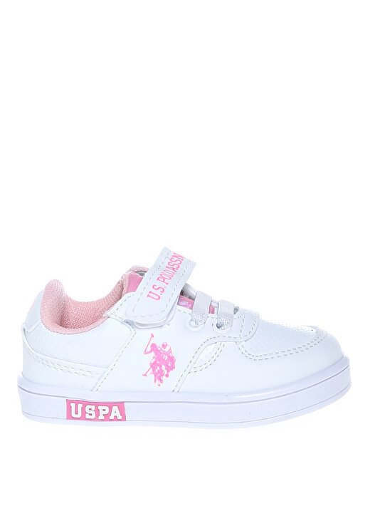 U.S. Polo Assn. AS00850718 Cameron Beyaz Kız Çocuk Yürüyüş Ayakkabısı 1