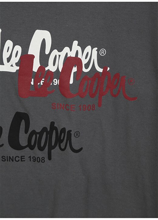 Lee Cooper Baskılı Açık Füme Erkek Çocuk T-Shirt 222 LCB 242023 HENRI A.FUME 3