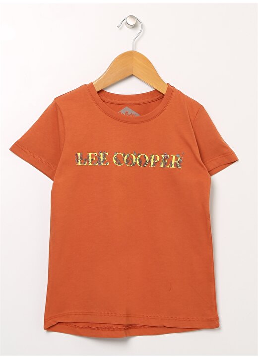 Lee Cooper Baskılı Turuncu Kız Çocuk T-Shirt 222 LCG 242003 PUMPKIN 1
