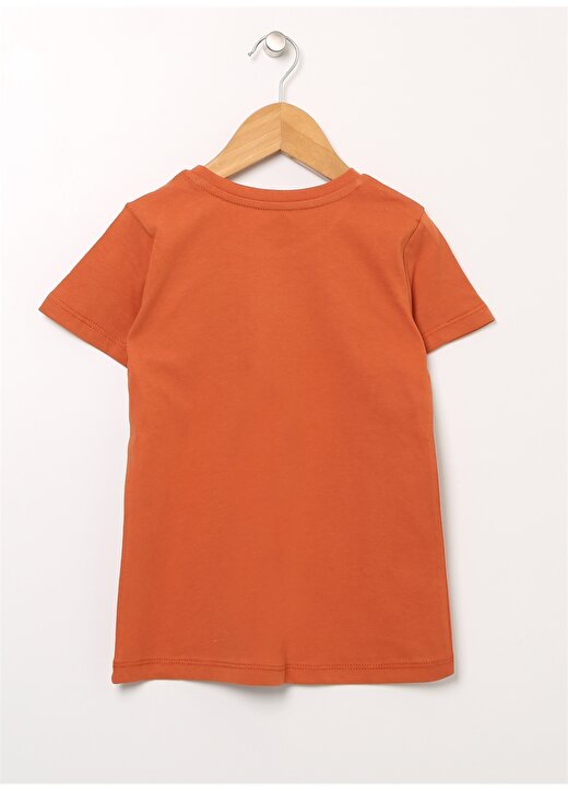 Lee Cooper Baskılı Turuncu Kız Çocuk T-Shirt 222 LCG 242003 PUMPKIN 2