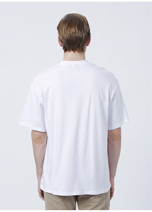 Only & Sons 22023993_Onso&Sons Ovs Ss Logo Tee Oversize Beyaz Erkek T-Shirt 4