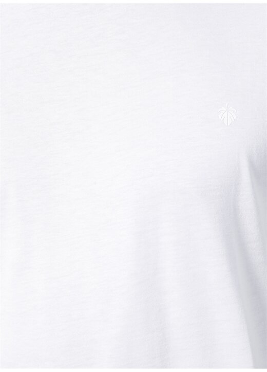 Blackspade 30846 Yuvarlak Yaka Normal Kalıp Düz Beyaz Erkek T-Shirt 4