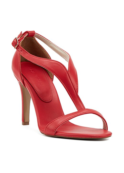 Sole Sisters Kırmızı Kadın Topuklu Ayakkabı - Noreen 2