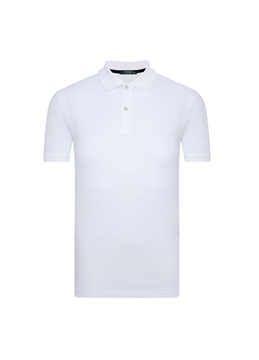Süvari Polo Yaka Pike Beyaz Erkek Polo T-Shirt TS1014000219 1