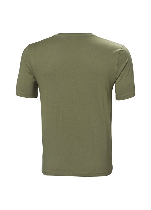 Helly Hansen O Yaka Yeşil Erkek T-Shirt F2F ORGANIC COTTON T-SHIRT 2