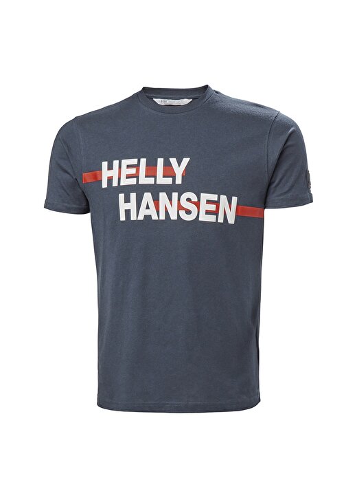 Helly Hansen O Yaka Lacivert Erkek T-Shirt RWB GRAPHIC T-SHIRT 1