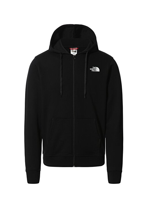 The North Face Kapüşonlu Düz Siyah Erkek Sweatshirt - NF0A7R4PJK31 M Biner Graphic Hoodie 1