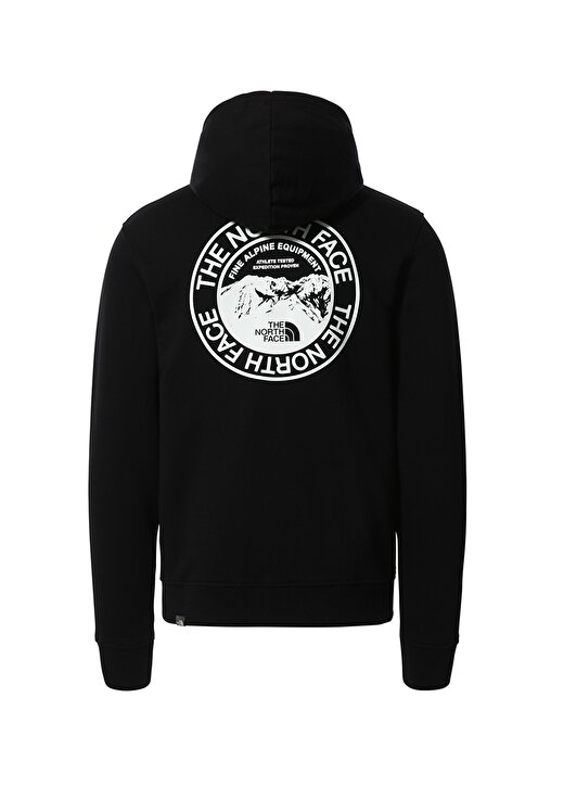 The North Face Kapüşonlu Düz Siyah Erkek Sweatshirt - NF0A7R4PJK31 M Biner Graphic Hoodie 2