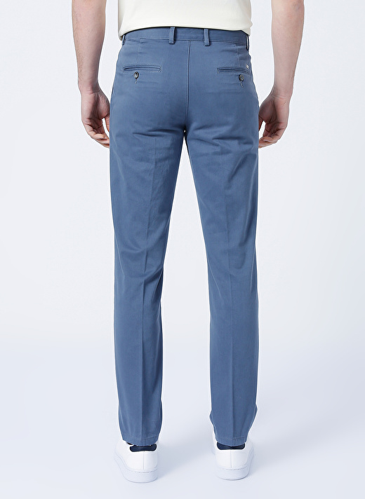 Privé  Normal Bel Comfort Fit  Gri - Mavi Erkek Pantolon  -  4BX012220001 4