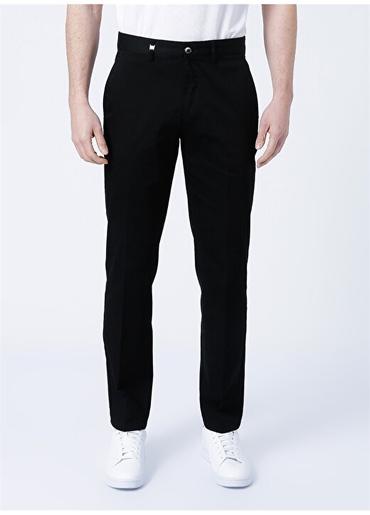 Privé Normal Bel Comfort Fit Siyah Erkek Pantolon - 4BX012220002 2