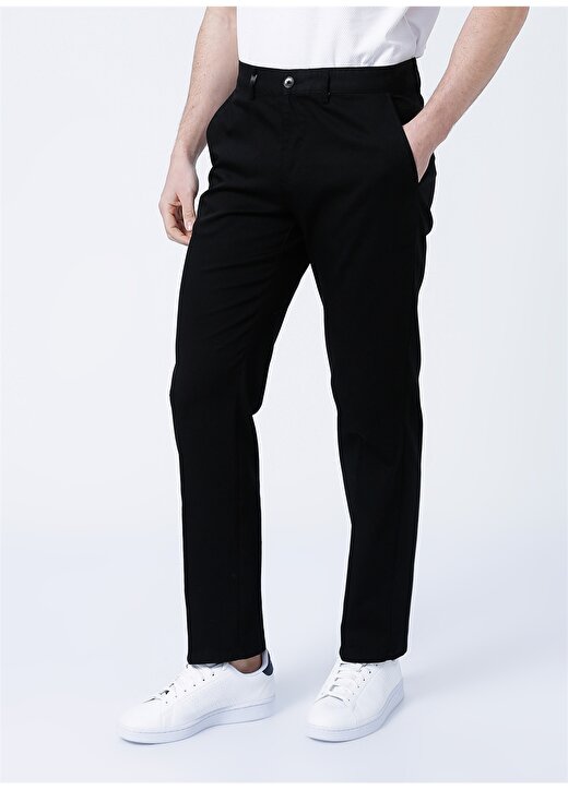 Privé Normal Bel Comfort Fit Siyah Erkek Pantolon - 4BX012220002 3