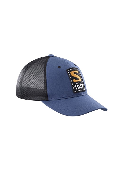 Salomon Mavi Unisex Şapka LC1681500 TRUCKER CURVED CAP 1