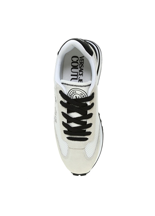 Versace Jeans Couture Beyaz Erkek Yüksek Taban Sneaker 72YA3SE7003 4