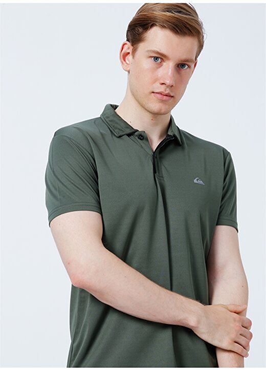 Quiksilver Düz Yeşil Erkek Polo T-Shirt TEQYKT07004 PER4MAN's POLO 3