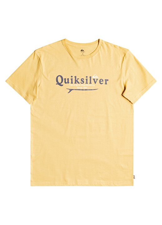 Quiksilver EQYZT06711 Silver Lining Ss Bisiklet Yaka Normal Kalıp Baskılı Sarı Erkek T-Shirt 4