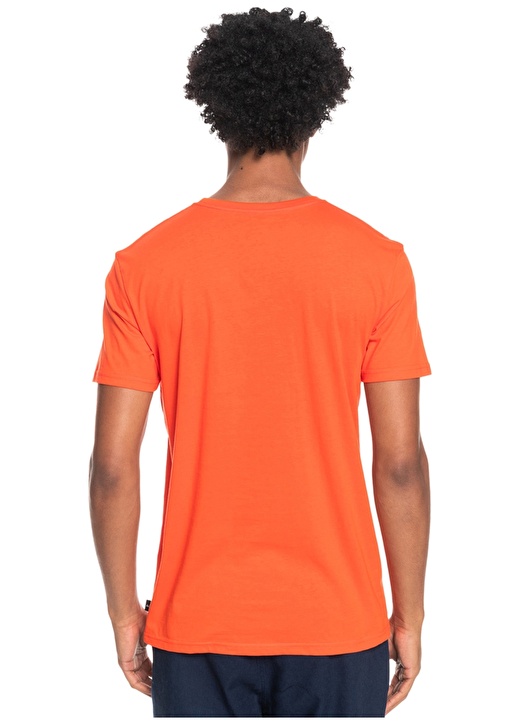 Quiksilver EQYZT06710 Check On It Ss Bisiklet Yaka Normal Kalıp Baskılı Kırmızı Erkek T-Shirt 2