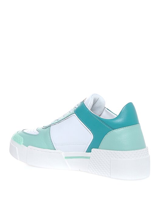 Love Moschino Beyaz - Yeşil Kadın Sneaker JA15655G0E 2