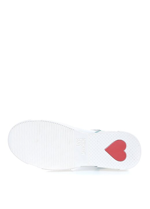 Love Moschino Beyaz - Yeşil Kadın Sneaker JA15655G0E 3