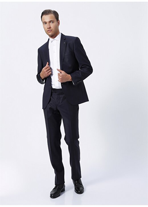 Beymen Business Normal Bel Regular Fit Lacivert Erkek Takım Elbise 4B3022200009 3
