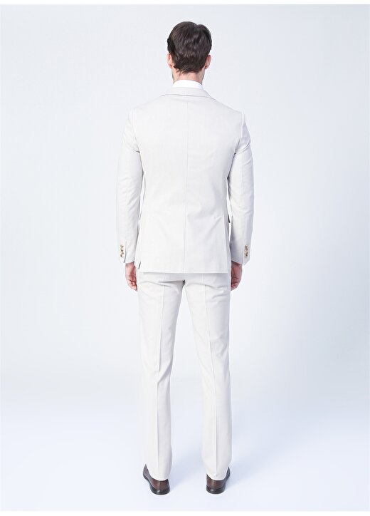 Altınyıldız Classics Normal Bel Slim Fit Bej Erkek Takım Elbise 4A3022200110 4