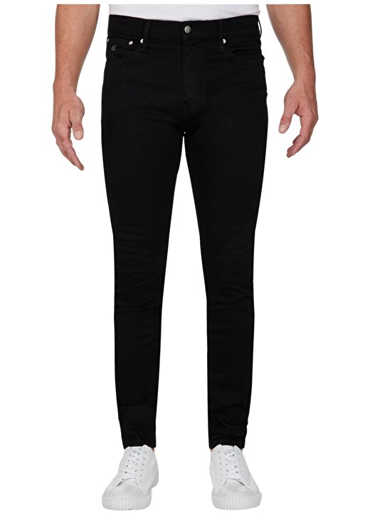 Calvin Klein Jeans Erkek Düz Denim Pantolon J30J315352-1BY SUPER SKINNY 1