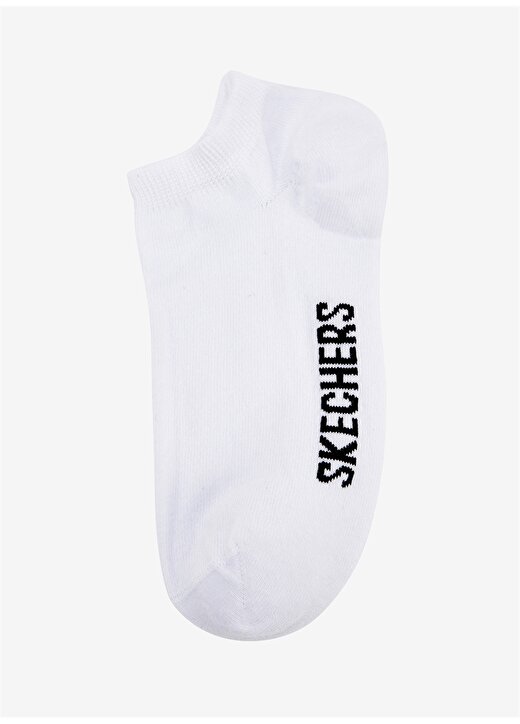 Skechers Unisex Beyaz Çorap S212505-100 U Low Cut Single Sock 1