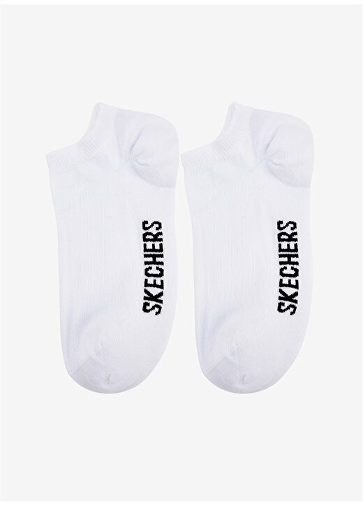 Skechers Unisex Beyaz Çorap S212505-100 U Low Cut Single Sock 3
