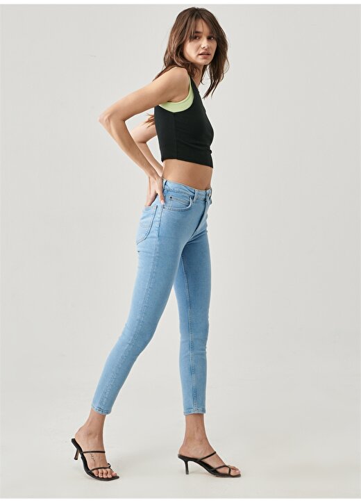 Lee Kadın Yüksek Bel Super Skinny Denim Pantolon L32ETVZB 2
