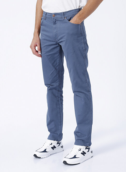 Wrangler Normal Bel Straight Mavi Erkek Chino Pantolon W121Y673K_TEXAS STRAIGHT chino pant 3