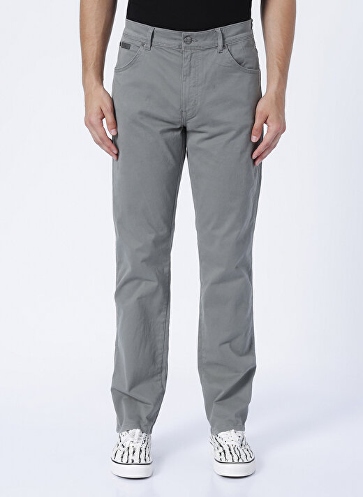 Wrangler Normal Bel Straight Yeşil Erkek Chino Pantolon W121Y665M_TEXAS STRAIGHT chino pant 2