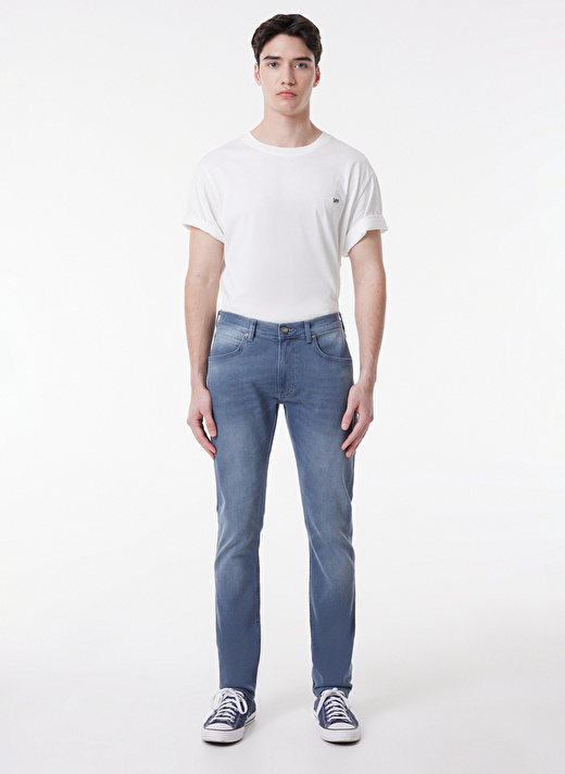 Lee Erkek Normal Bel Slim Tapered Denim Pantolon  L719026UQ_LUKE 2