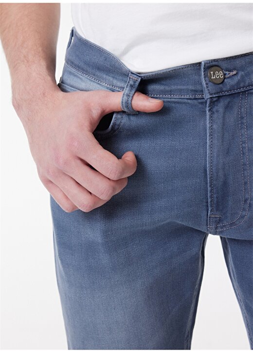 Lee Erkek Normal Bel Slim Tapered Denim Pantolon L719026UQ_LUKE 4
