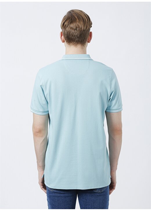 Lee Açık Mavi Erkek Polo T-Shirt L61ARLUD_ Polo T-Shirt 4